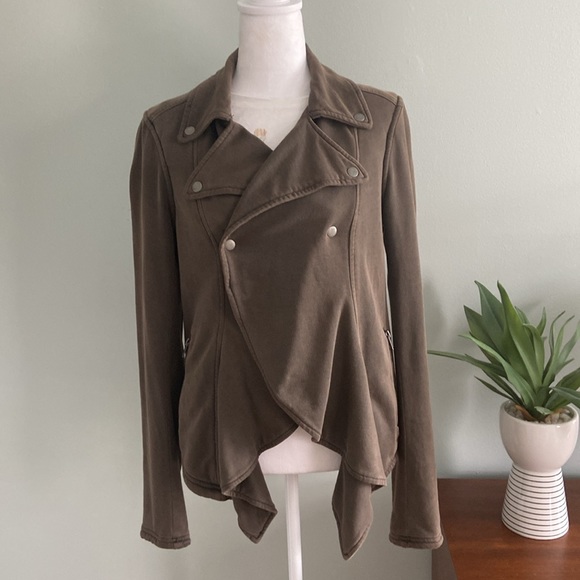 Anthropologie Hei Hei Super Warm Moto Jacket with Femme Details EUC size… - Picture 3 of 11